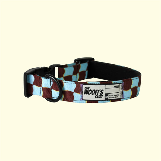 Collar para perro - Checker Malibu