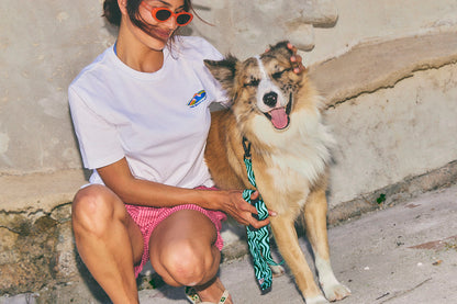 PACK - Correa y collar perro Copacabana Wave