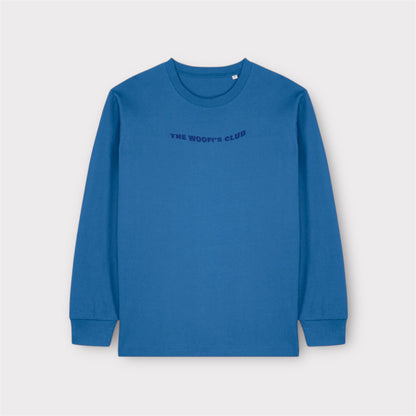 Camiseta de manga larga azul - Surfing Woofi