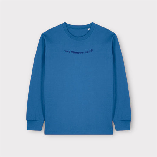 Camiseta de manga larga azul - Surfing Woofi