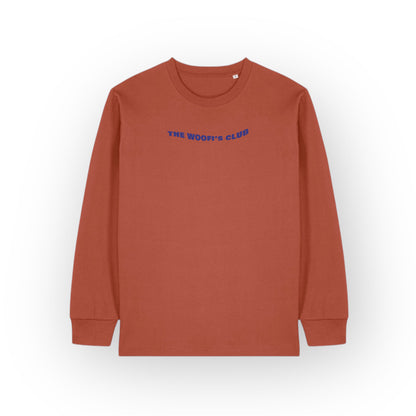 Camiseta de manga larga teja - Surfing Woofi