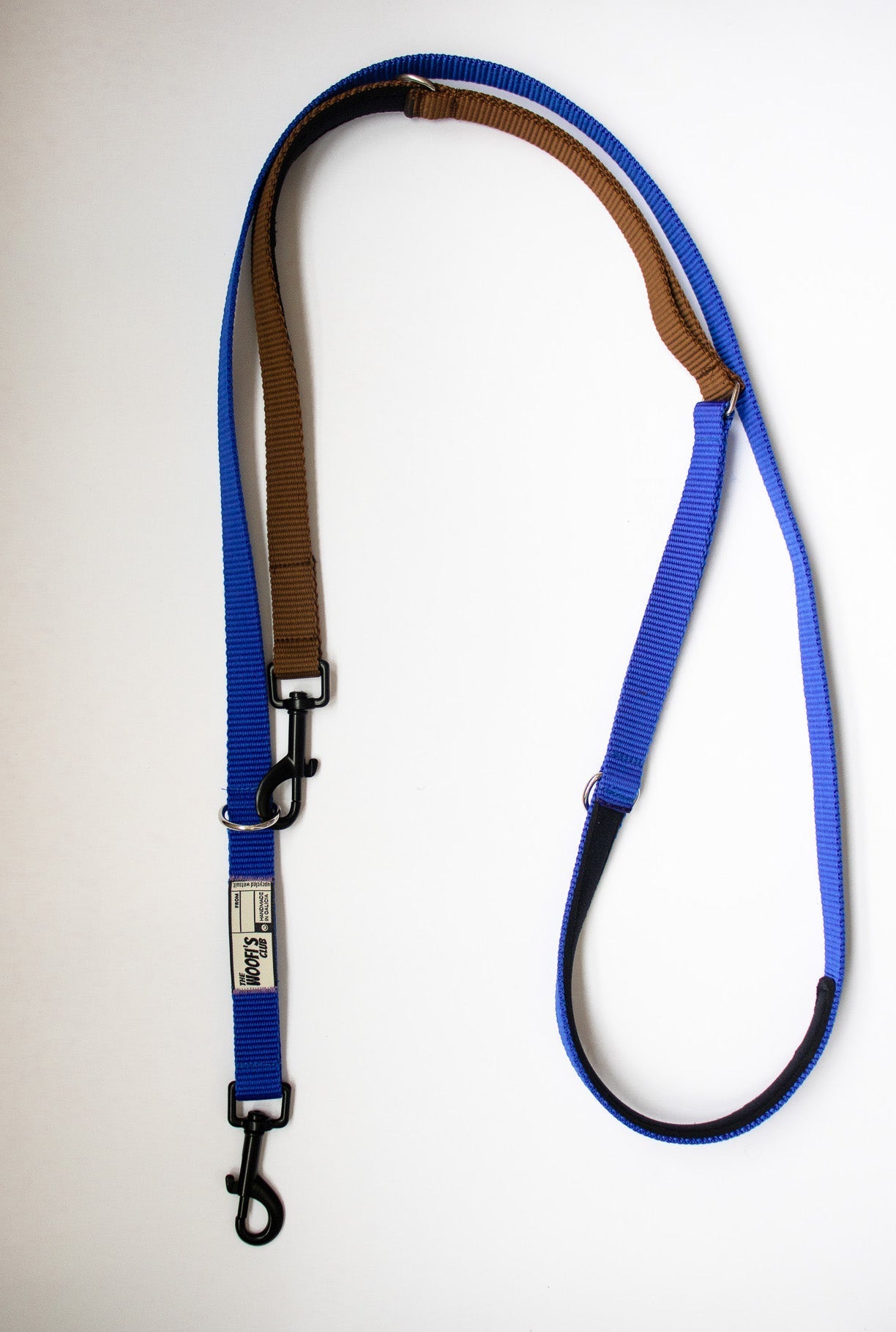 BLUE AND BROWN Leash and Collar KIT