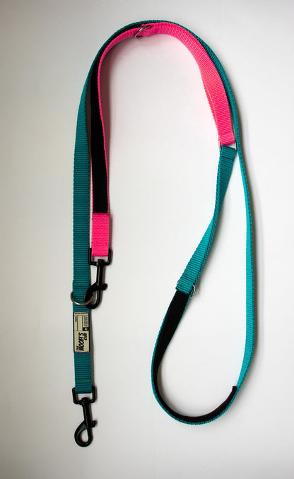 KIT Correa y Collar ROSA Y AGUAMARINA